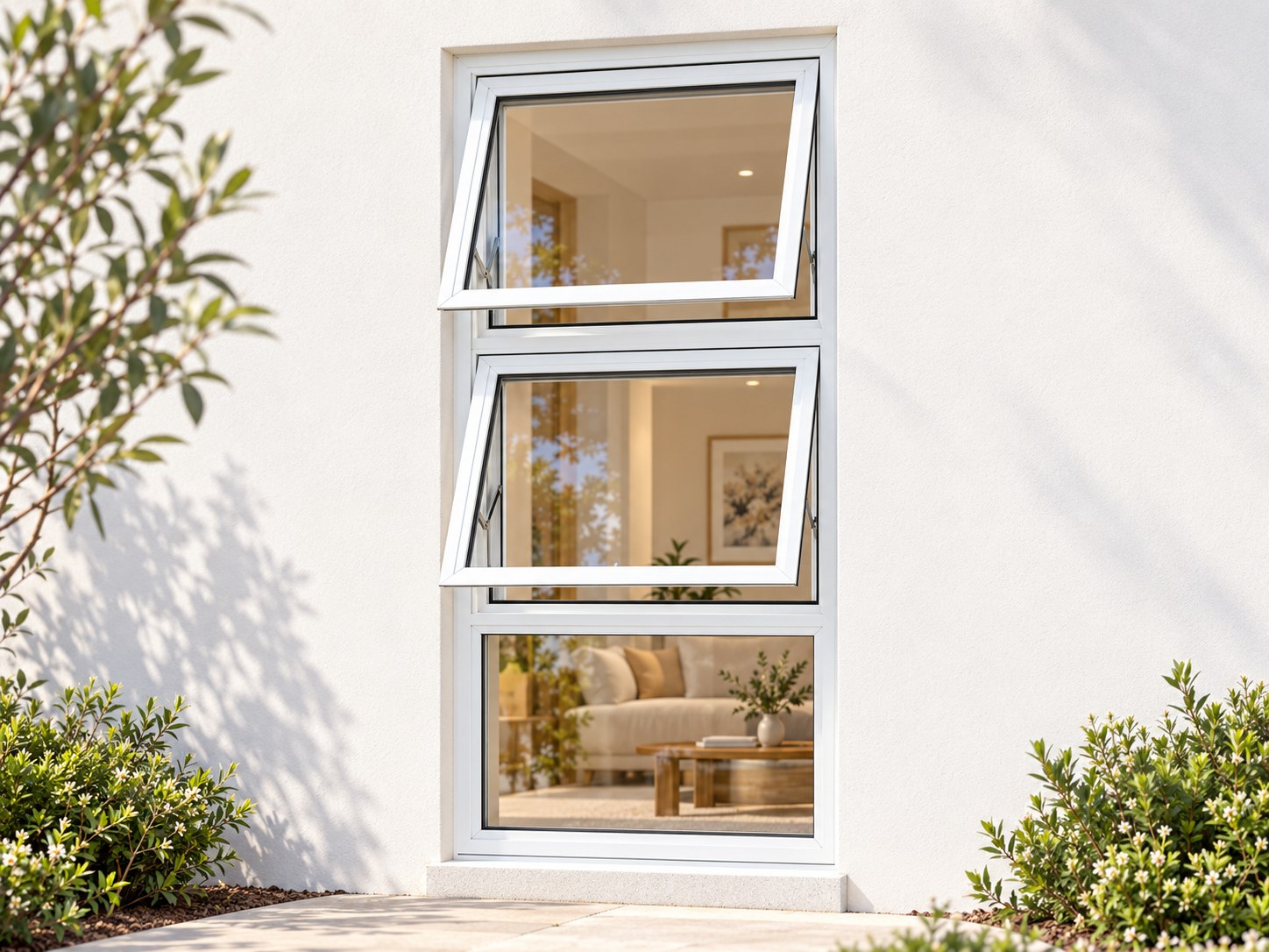 kenzo ptt915w white 900x1500mm top hung window kenzo ptt915w white 900x1500mm top hung window