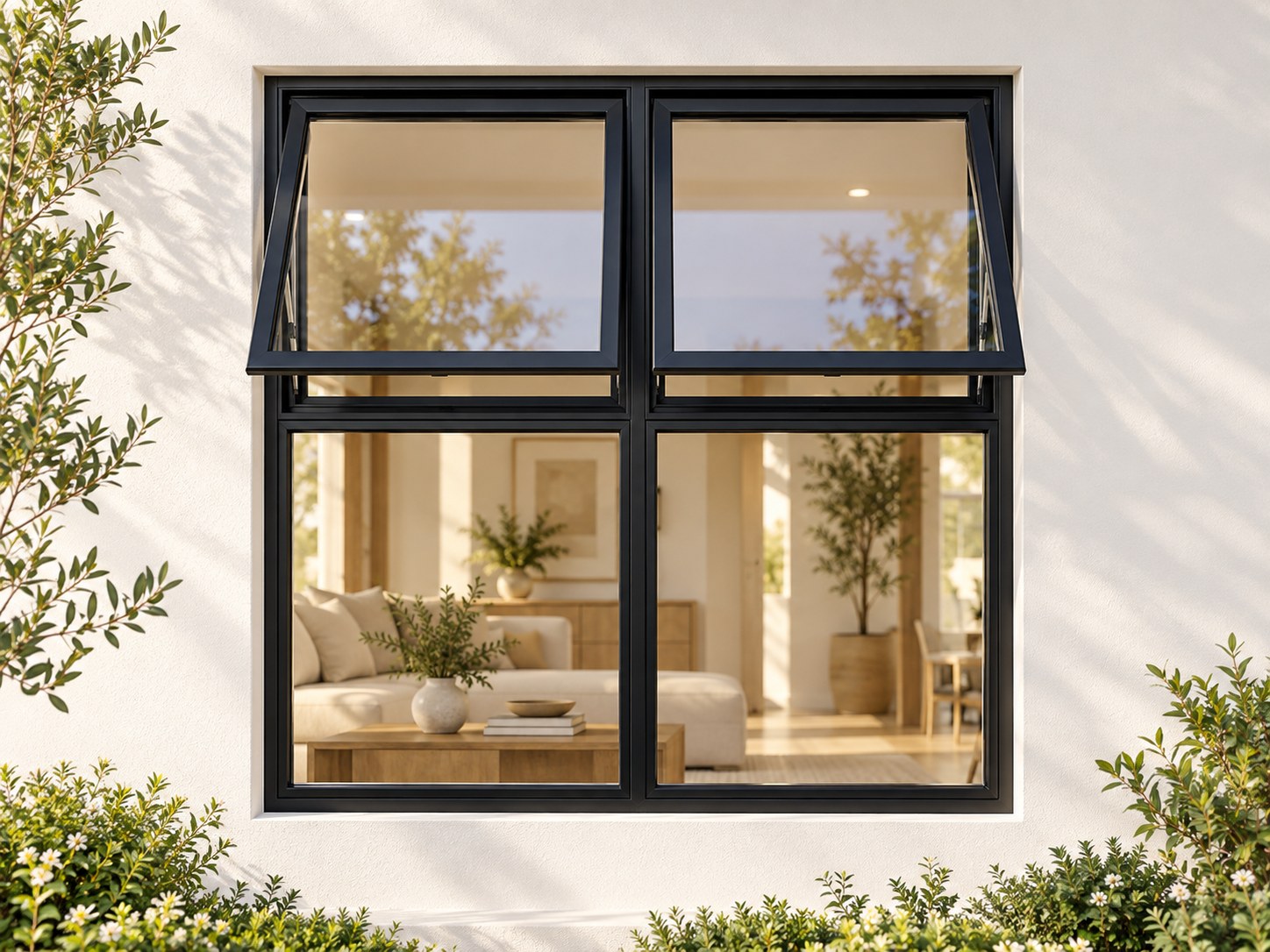 kenzo ptth1212bl black 1200x1200mm top hung window kenzo ptth1212bl black 1200x1200mm top hung window