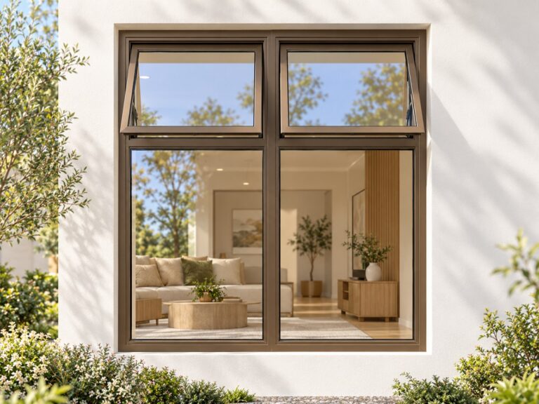 kenzo ptth1218b bronze 1200x1800mm top hung window