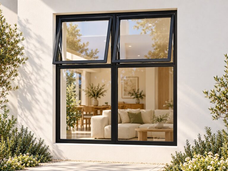 kenzo ptth1218bl black 1200x1800mm top hung window