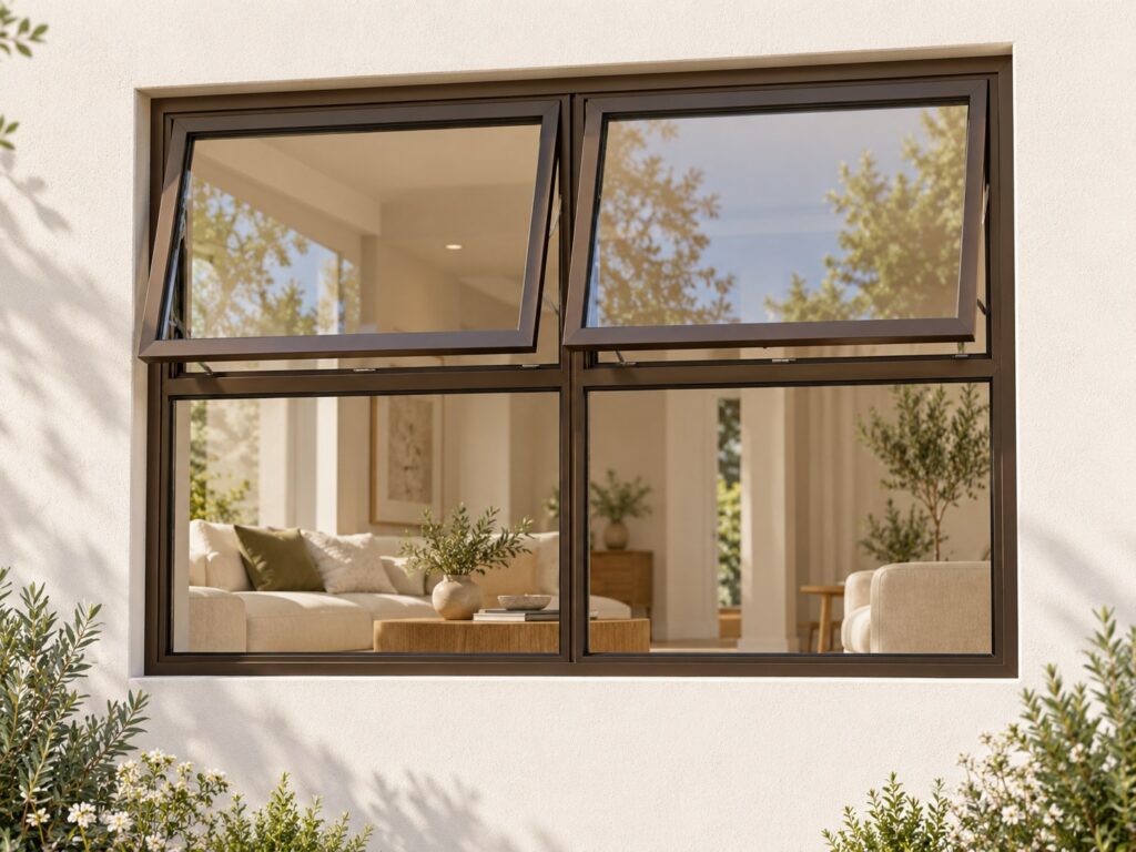 Two Upper Openers with Fixed Lower Panes – lifestyle illustration