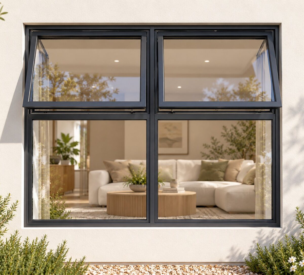 kenzo ptth1512c charcoal 1500x1200mm top hung window