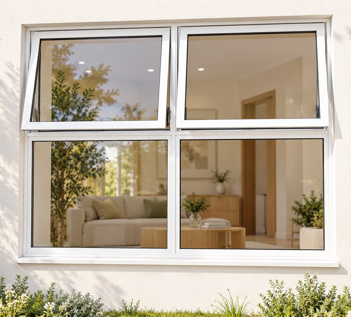 kenzo ptth1512w white 1500x1200mm top hung window