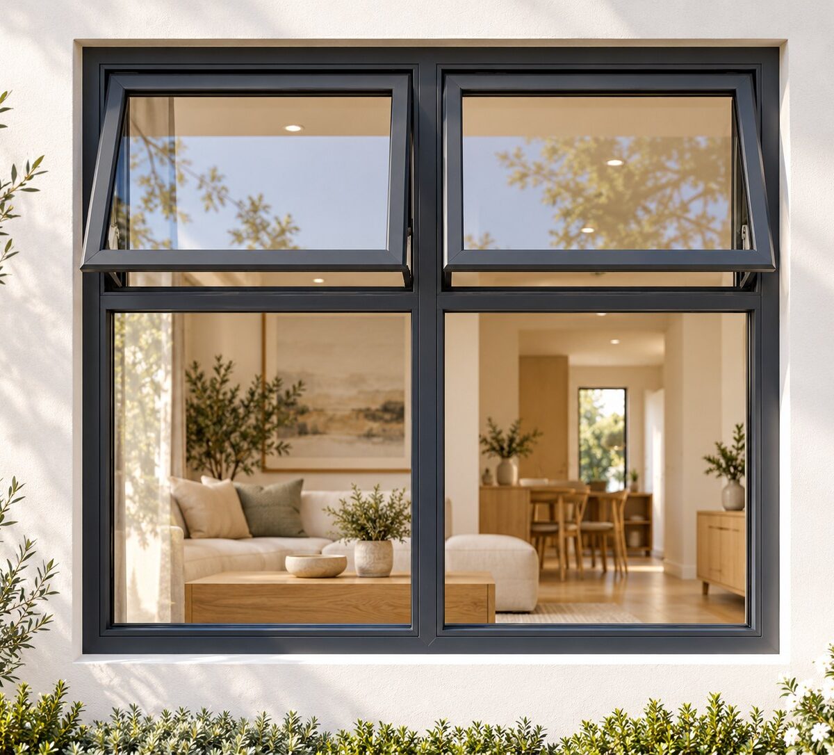 kenzo ptth1515c charcoal 1500x1500mm top hung window