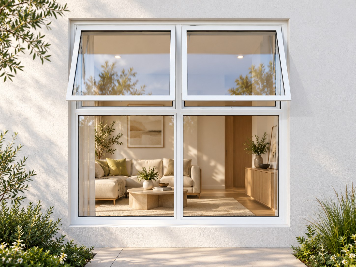 kenzo ptth1515w white 1500x1500mm top hung window kenzo ptth1515w white 1500x1500mm top hung window