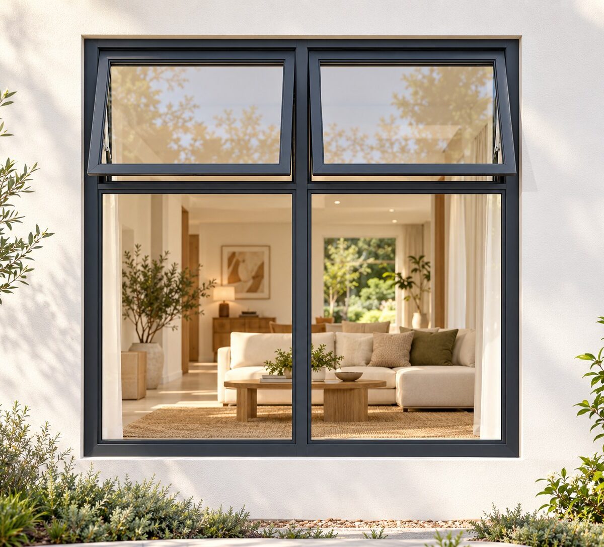 kenzo ptth1518c charcoal 1500x1800mm top hung window