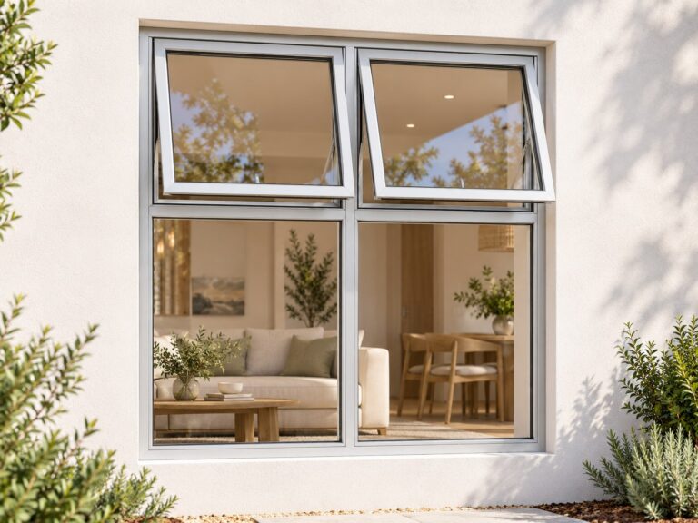 kenzo ptth912s silver 900x1200mm top hung window
