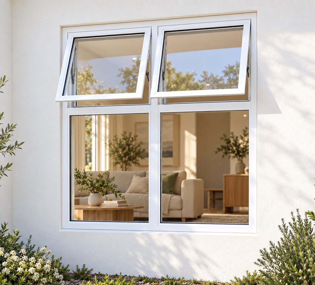kenzo ptth912w white 900x1200mm top hung window