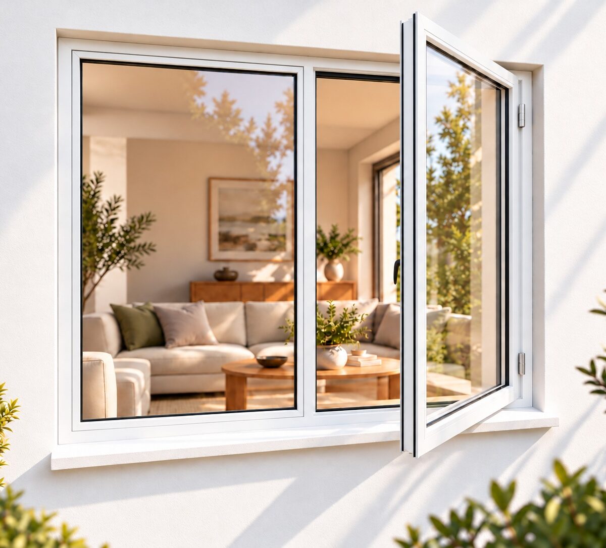 kenzo sh1212rw white 1200x1200mm side hung window