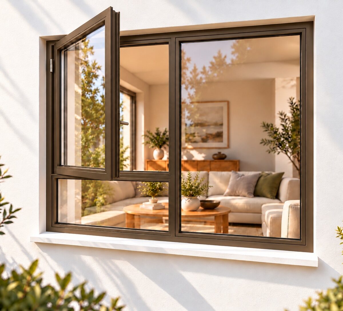 kenzo sh1215lb bronze 1200x1500mm side hung window