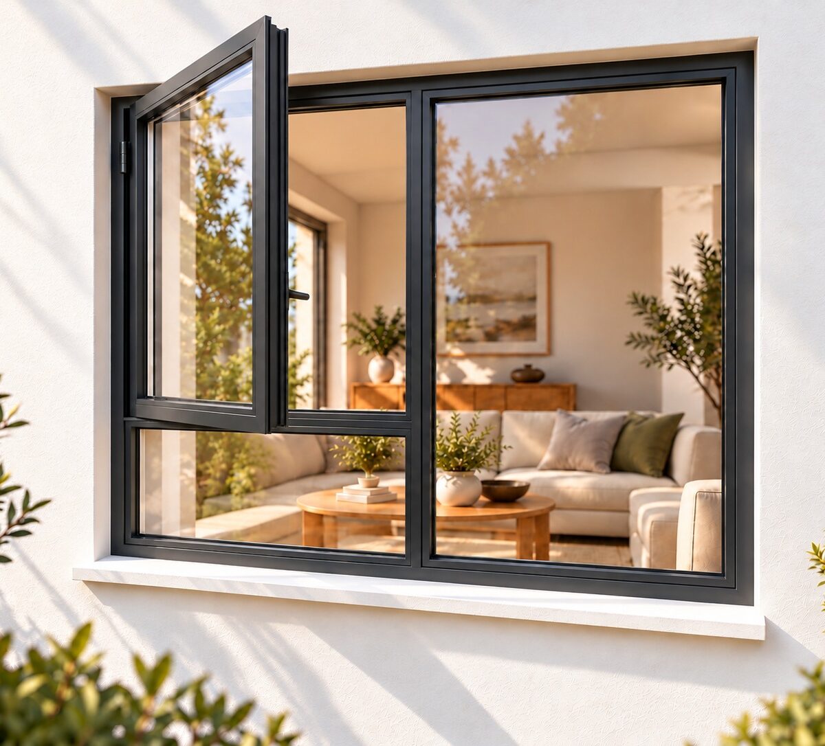 kenzo sh1215lc charcoal 1200x1500mm side hung window