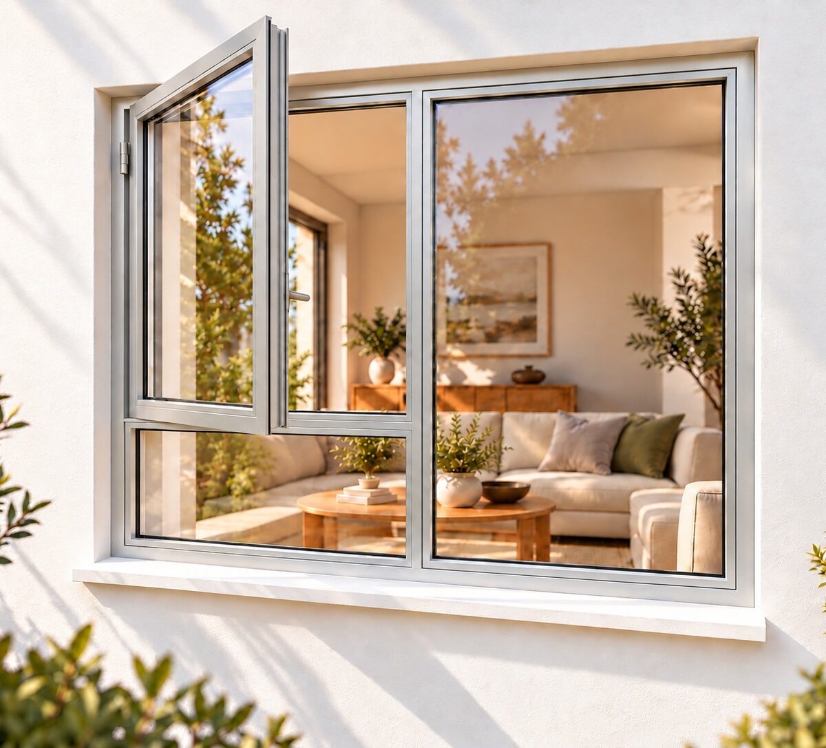 kenzo sh1215ls silver 1200x1500mm side hung window