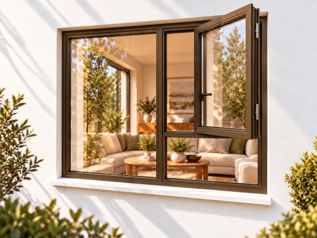Right Side Opener with Fixed Bottom Pane – lifestyle illustration