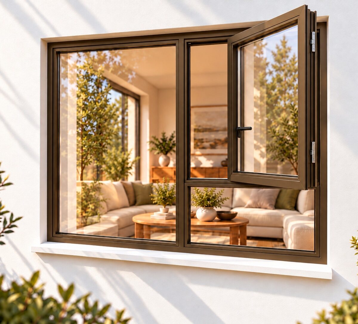 kenzo sh1215rb bronze 1200x1500mm side hung window