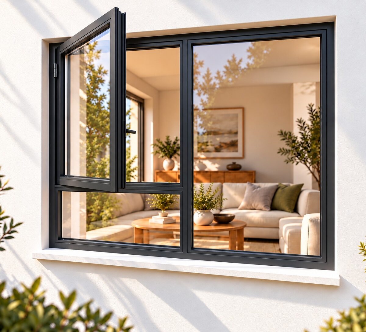 kenzo sh1218lc charcoal 1200x1800mm side hung window