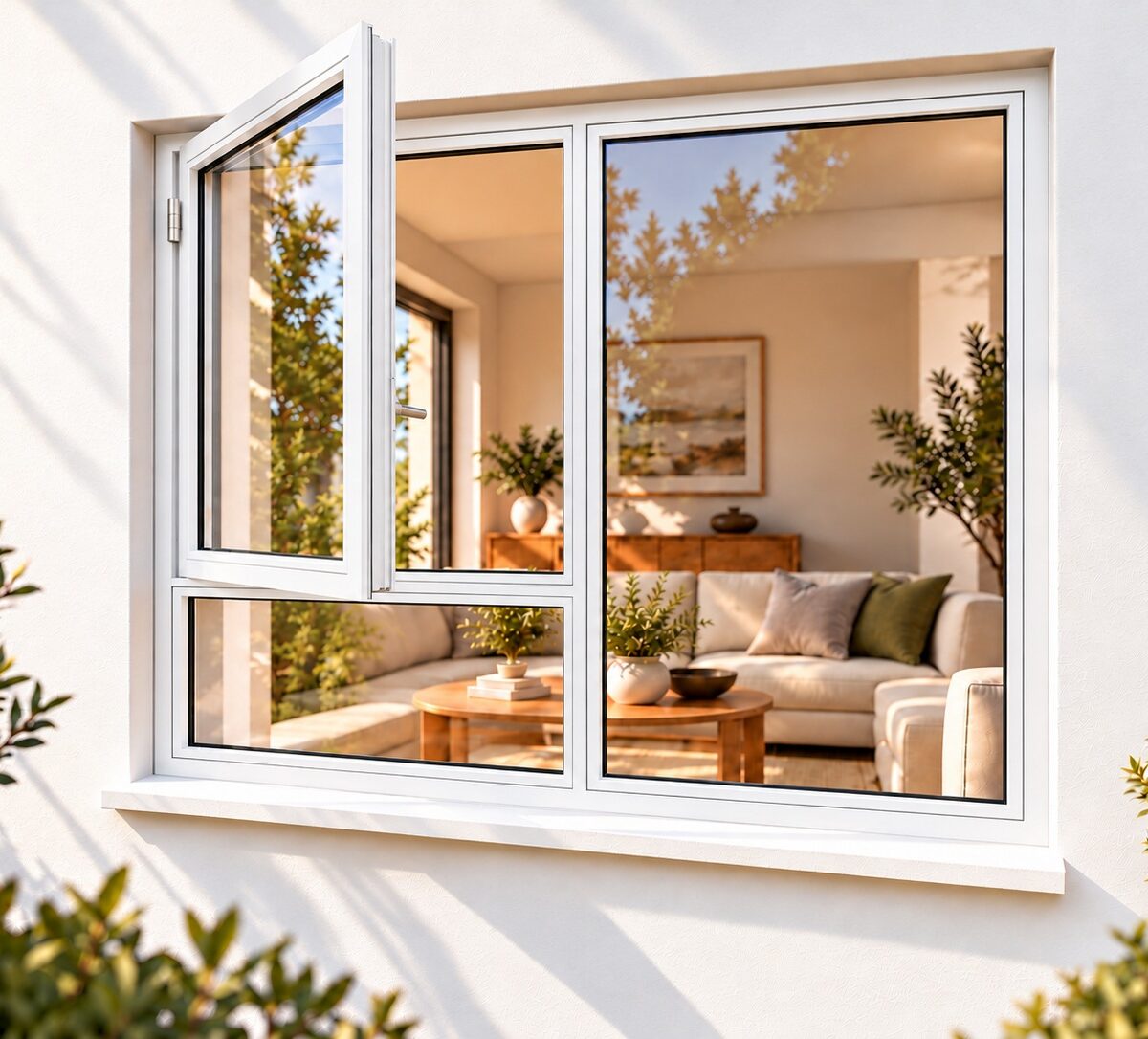kenzo sh1218lw white 1200x1800mm side hung window