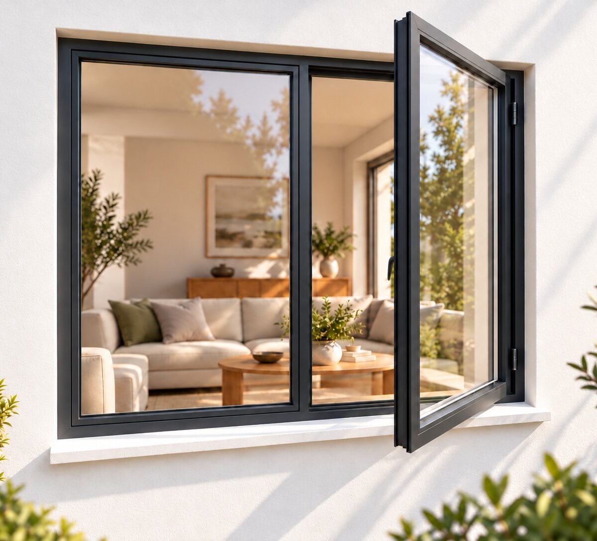 kenzo sh129rc charcoal 1200x900mm side hung window