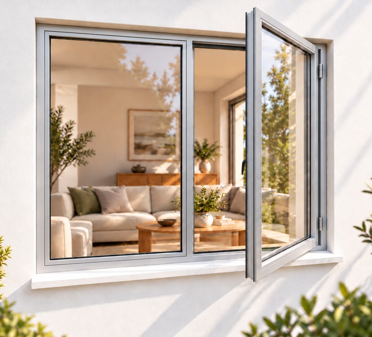 kenzo sh129rs silver 1200x900mm side hung window