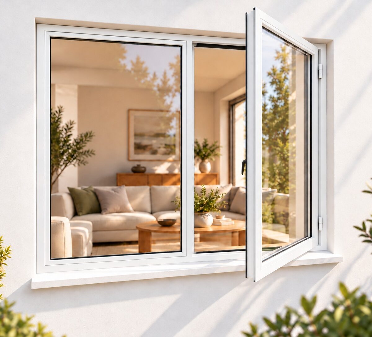 kenzo sh129rw white 1200x900mm side hung window