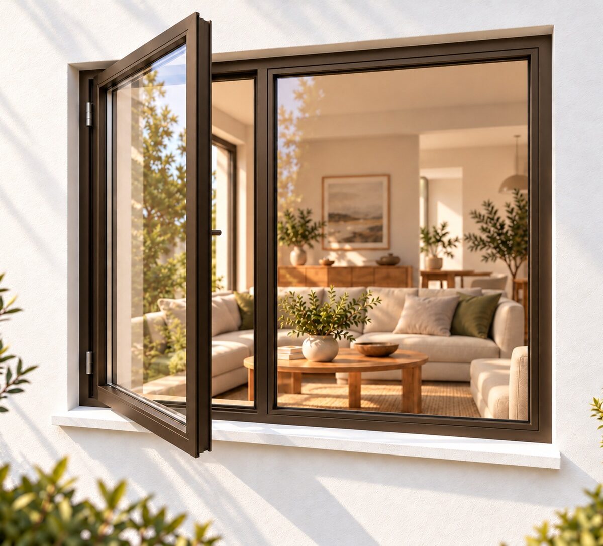 kenzo sh1512lb bronze 1500x1200mm side hung window
