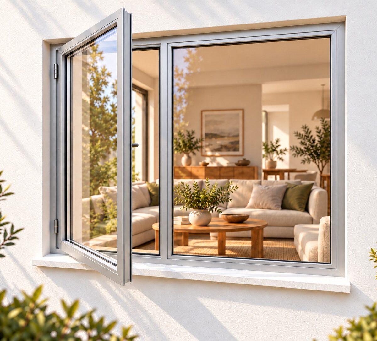 kenzo sh1512ls silver 1500x1200mm side hung window
