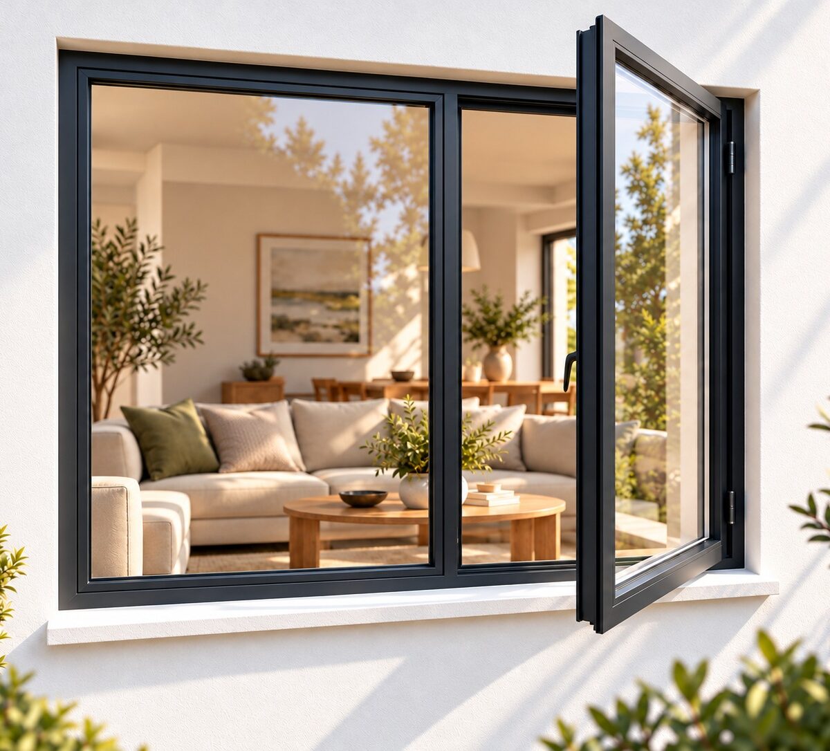 kenzo sh1512rc charcoal 1500x1200mm side hung window