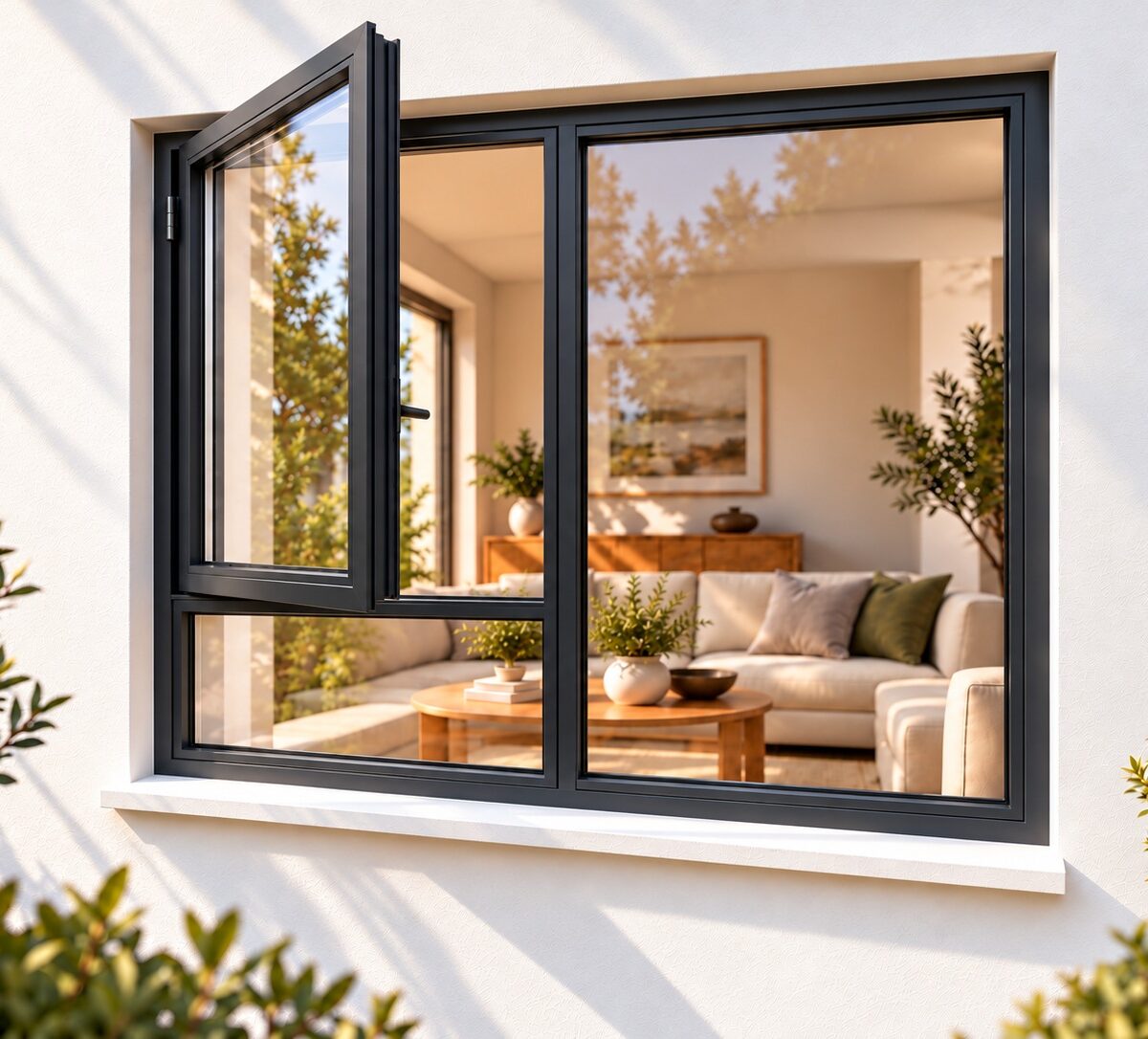 kenzo sh1515lc charcoal 1500x1500mm side hung window