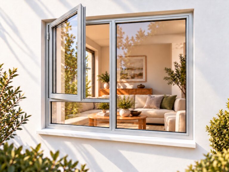 kenzo sh1515ls silver 1500x1500mm side hung window