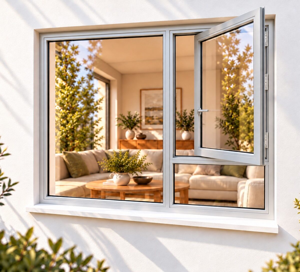 kenzo sh1515rs silver 1500x1500mm side hung window