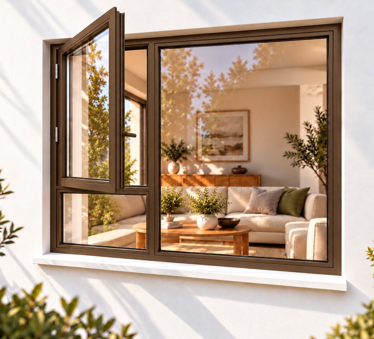 kenzo sh1518lb bronze 1500x1800mm side hung window