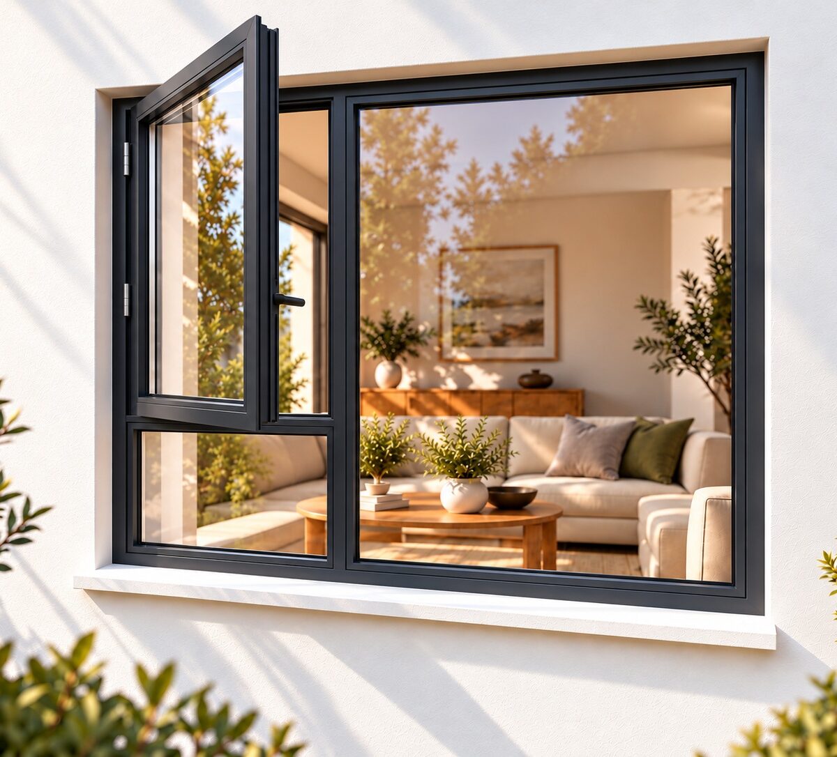 kenzo sh1518lc charcoal 1500x1800mm side hung window