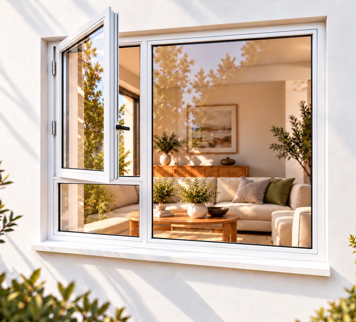 kenzo sh1518lw white 1500x1800mm side hung window