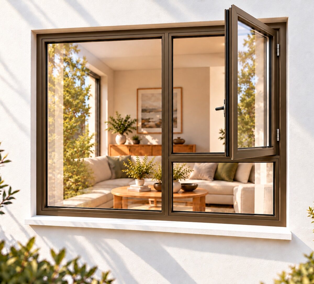 kenzo sh1518rb bronze 1500x1800mm side hung window