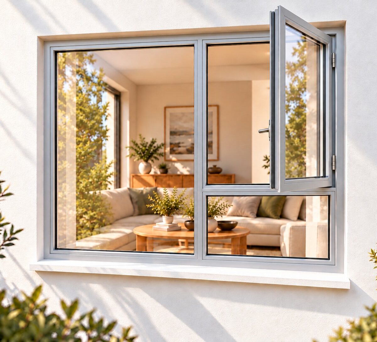 kenzo sh1518rs silver 1500x1800mm side hung window