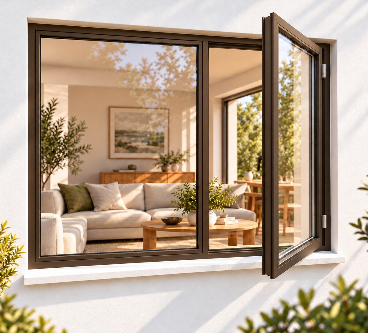 kenzo sh159rb bronze 1500x900mm side hung window
