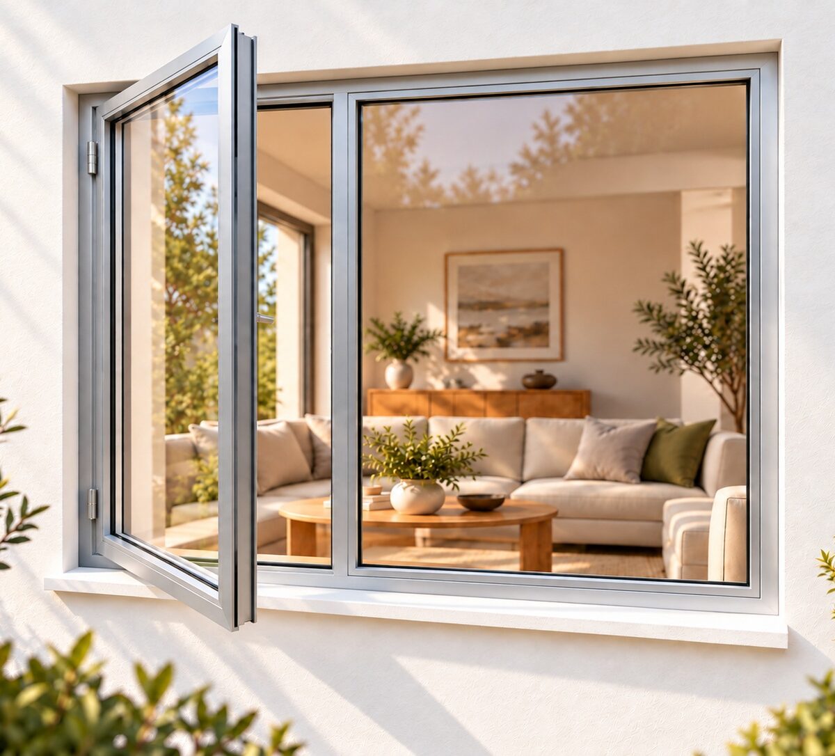 kenzo sh1812ls silver 1800x1200mm side hung window