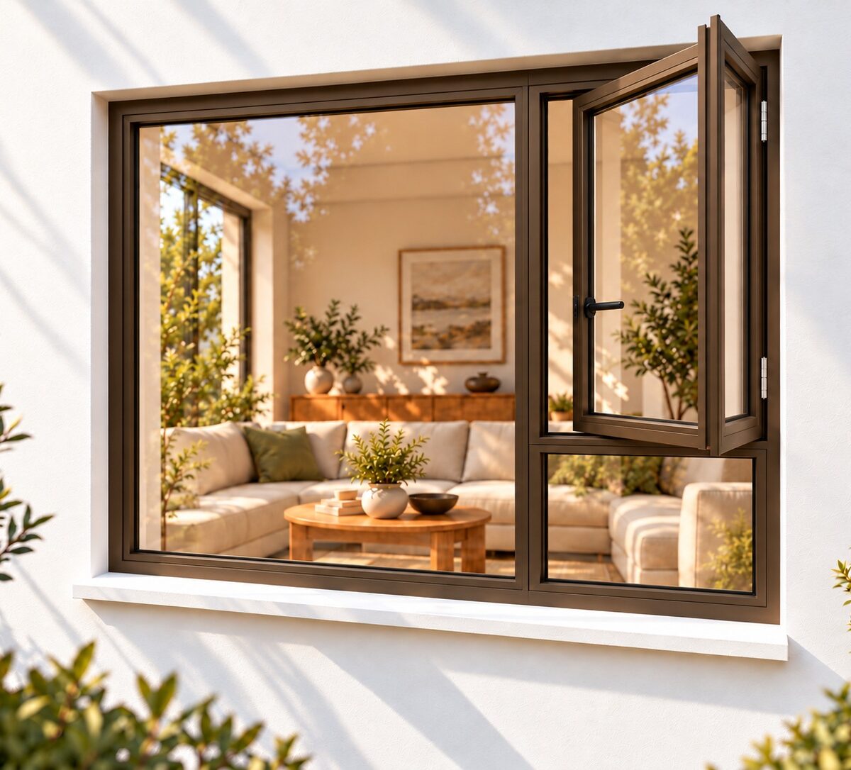 kenzo sh1815rb bronze 1800x1500mm side hung window
