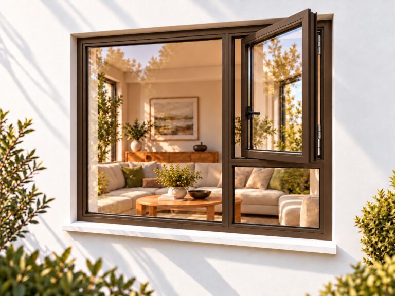 kenzo sh1818rb bronze 1800x1800mm side hung window