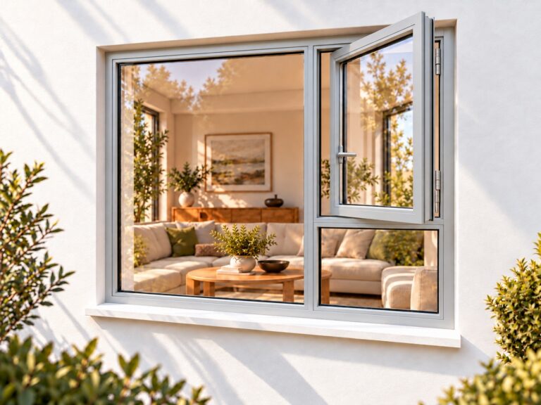 kenzo sh1818rs silver 1800x1800mm side hung window