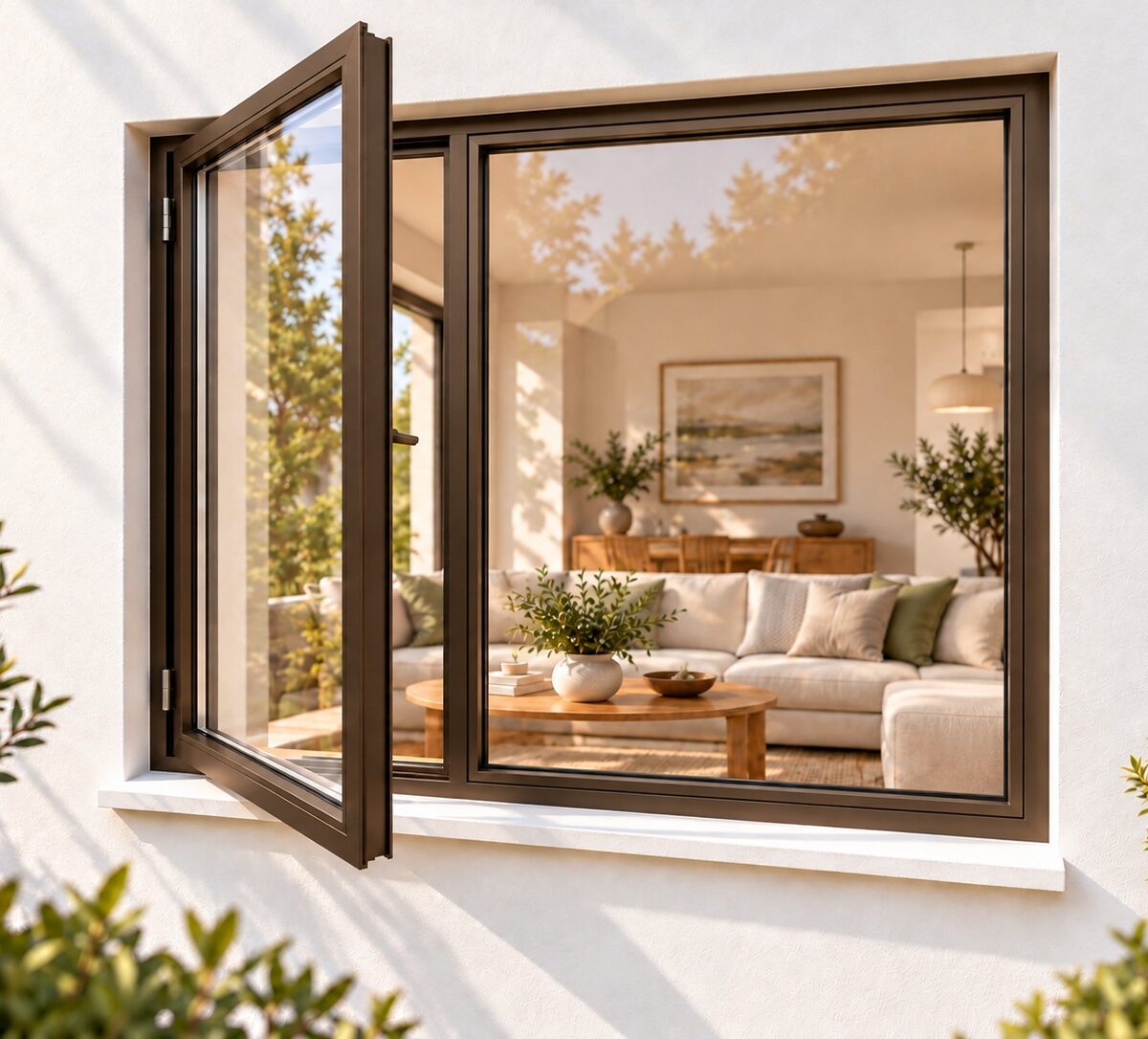 kenzo sh189lb bronze 1800x900mm side hung window