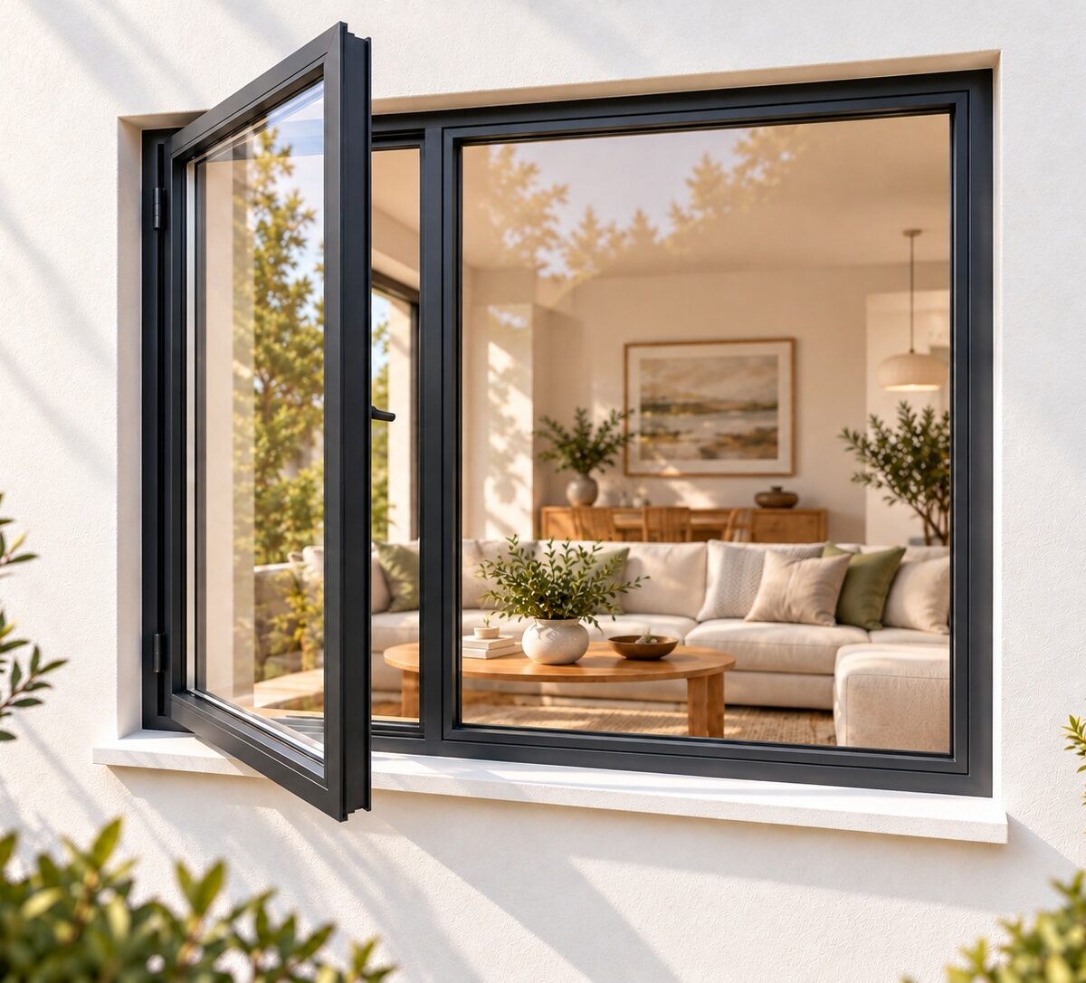 kenzo sh189lc charcoal 1800x900mm side hung window