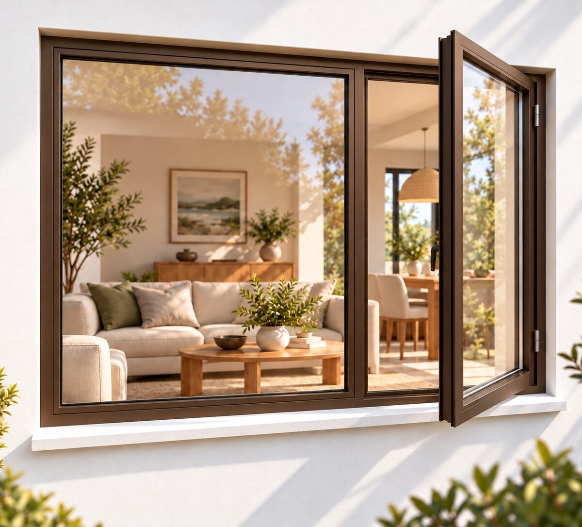 kenzo sh189rb bronze 1800x900mm side hung window