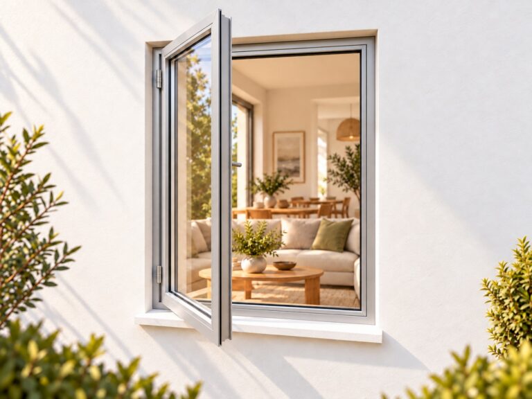 kenzo sh612ls silver 600x1200mm side hung window