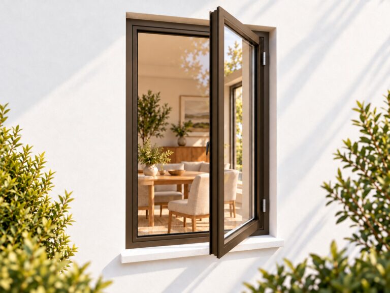 kenzo sh612rb bronze 600x1200mm side hung window