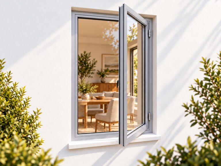 kenzo sh612rs silver 600x1200mm side hung window