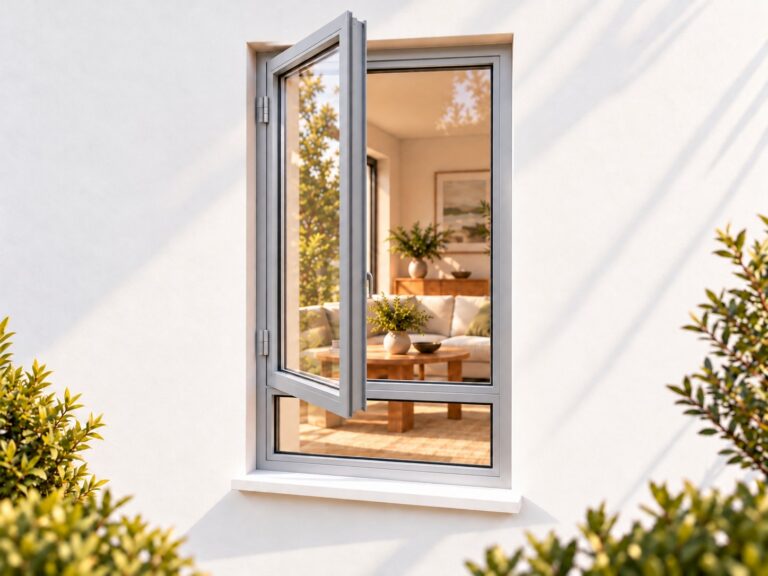 kenzo sh615ls silver 600x1500mm side hung window