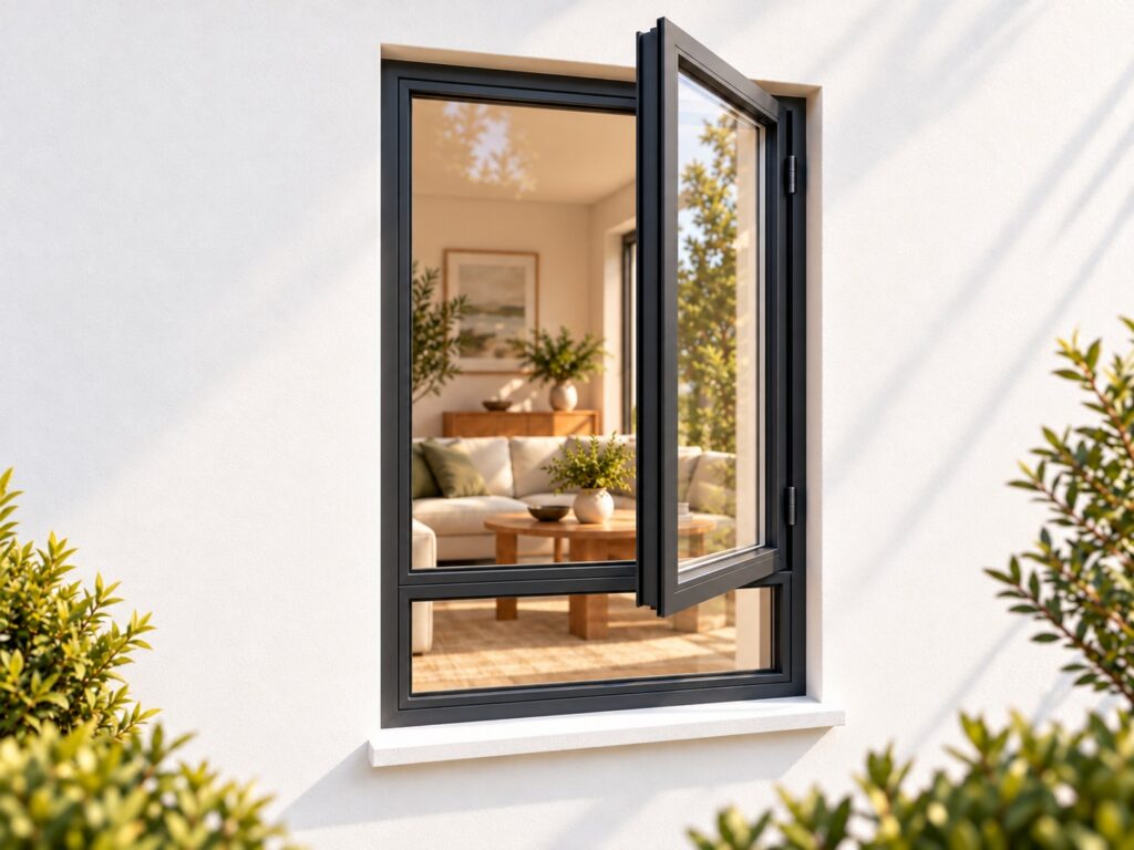 Right Side Opener with Fixed Bottom Pane – lifestyle illustration