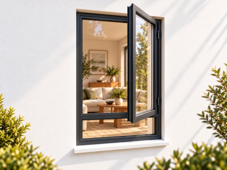 kenzo sh615rc charcoal 600x1500mm side hung window
