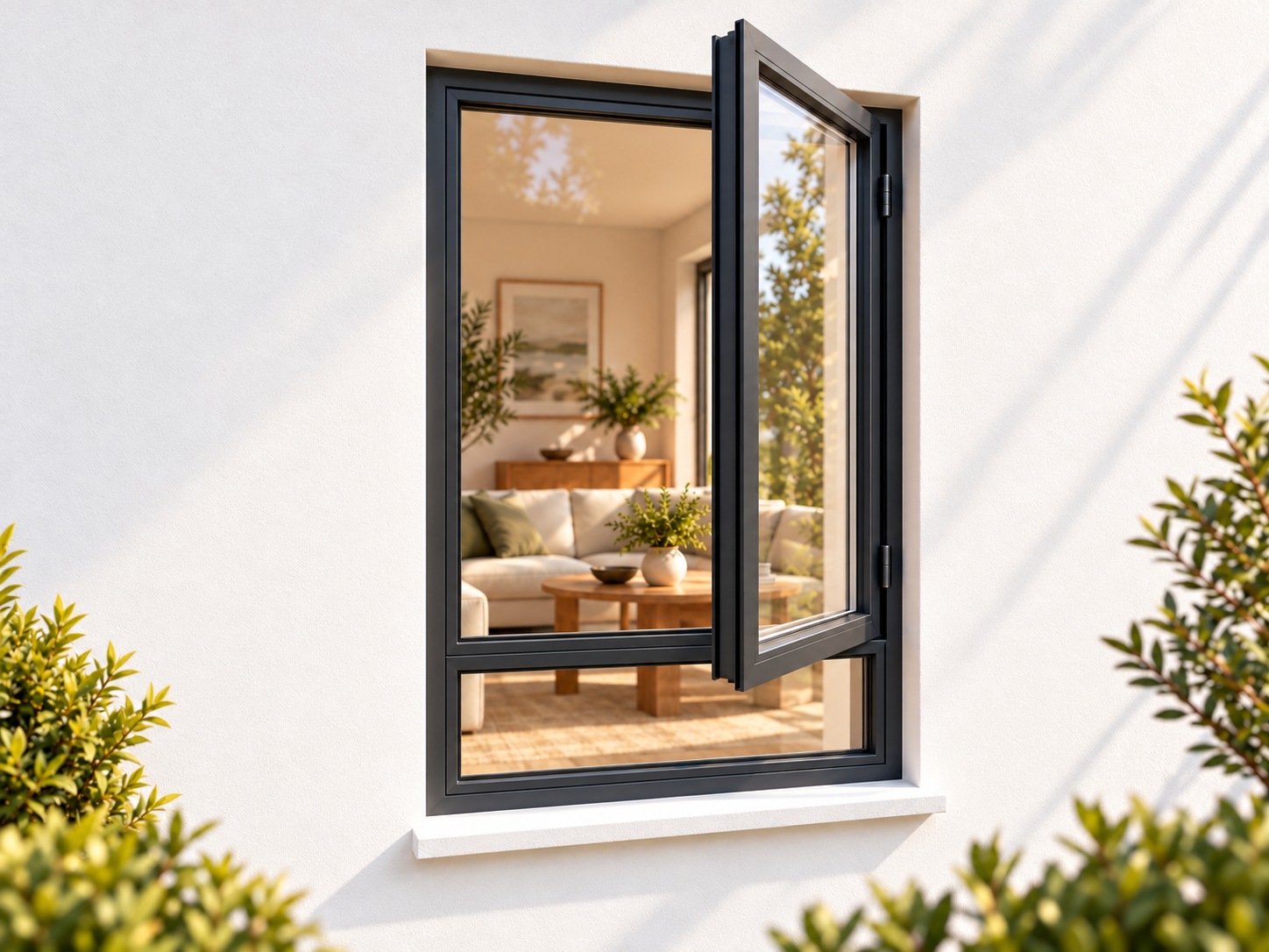 kenzo sh615rc charcoal 600x1500mm side hung window kenzo sh615rc charcoal 600x1500mm side hung window