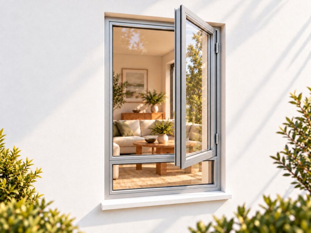 Right Side Opener with Fixed Bottom Pane – lifestyle illustration